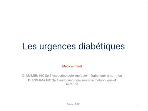 Vidéo: Prévenir et gérer les urgences diabétiques