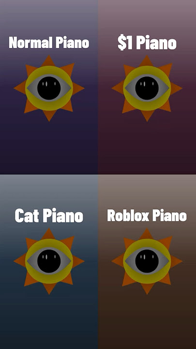 Sprunki Horror Theme but on Different Pianos