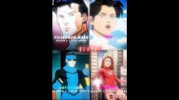 Viltrumite Mark (S3) And Anissa (S2) VS Invincible (S3) And Atom Eve (S3) #edit #invincible #fyp
