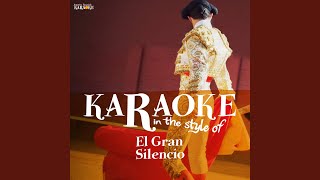 Video thumbnail of "Ameritz Spanish Karaoke - Dejenme Si Estoy Llorando (Karaoke Version)"