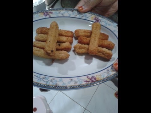 Chicken nugget / nuget ayam. 