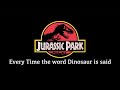 Jurassic park  every time the word dinosaur is said