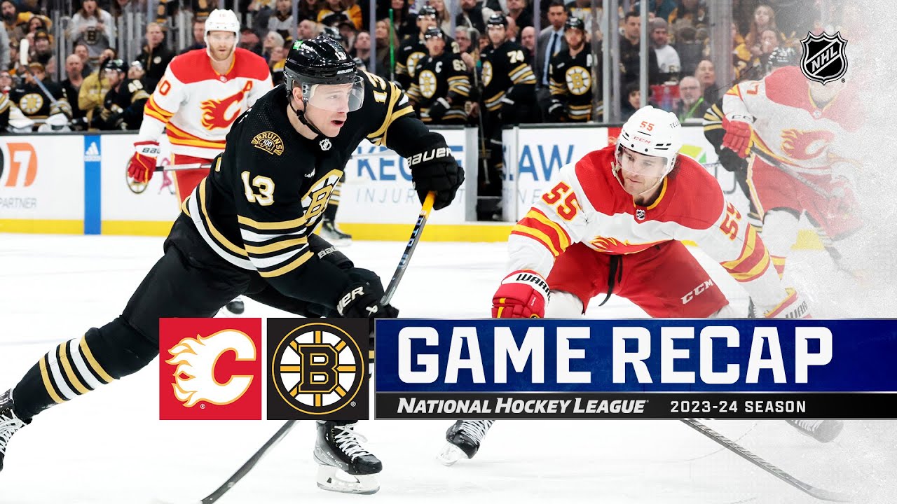 Need to Know: Bruins vs. Flames