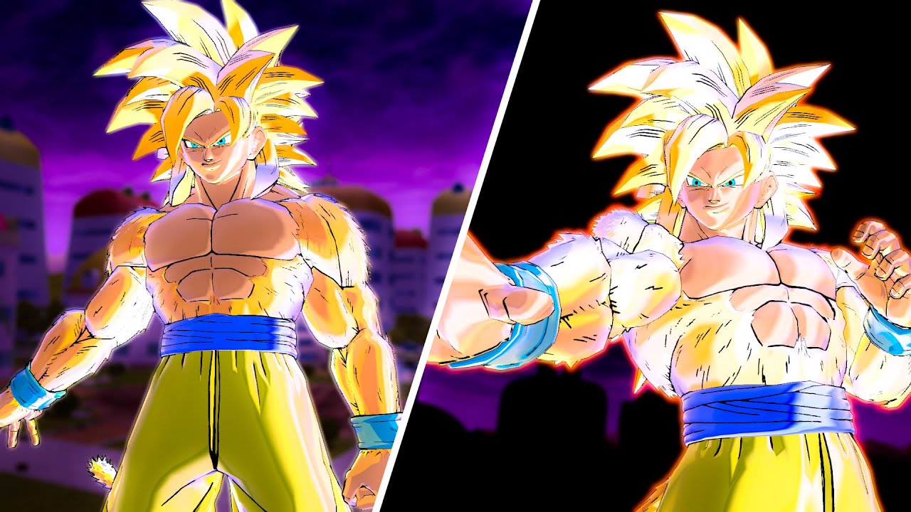DB XENOVERSE 2 GOLDEN SUPER SAIYAN 4 GOKU - YouTube