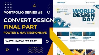 Portfolio Series Part #8: Final Part Responsive And Footer