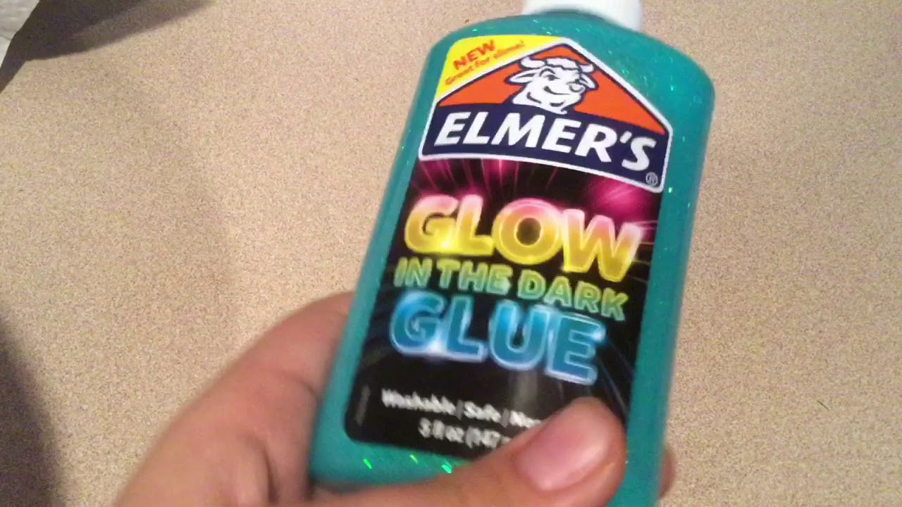 TRYING OUT ELMERS GLOW IN THE DARK GLUE! DOES IT WORK?! | bootiful ...