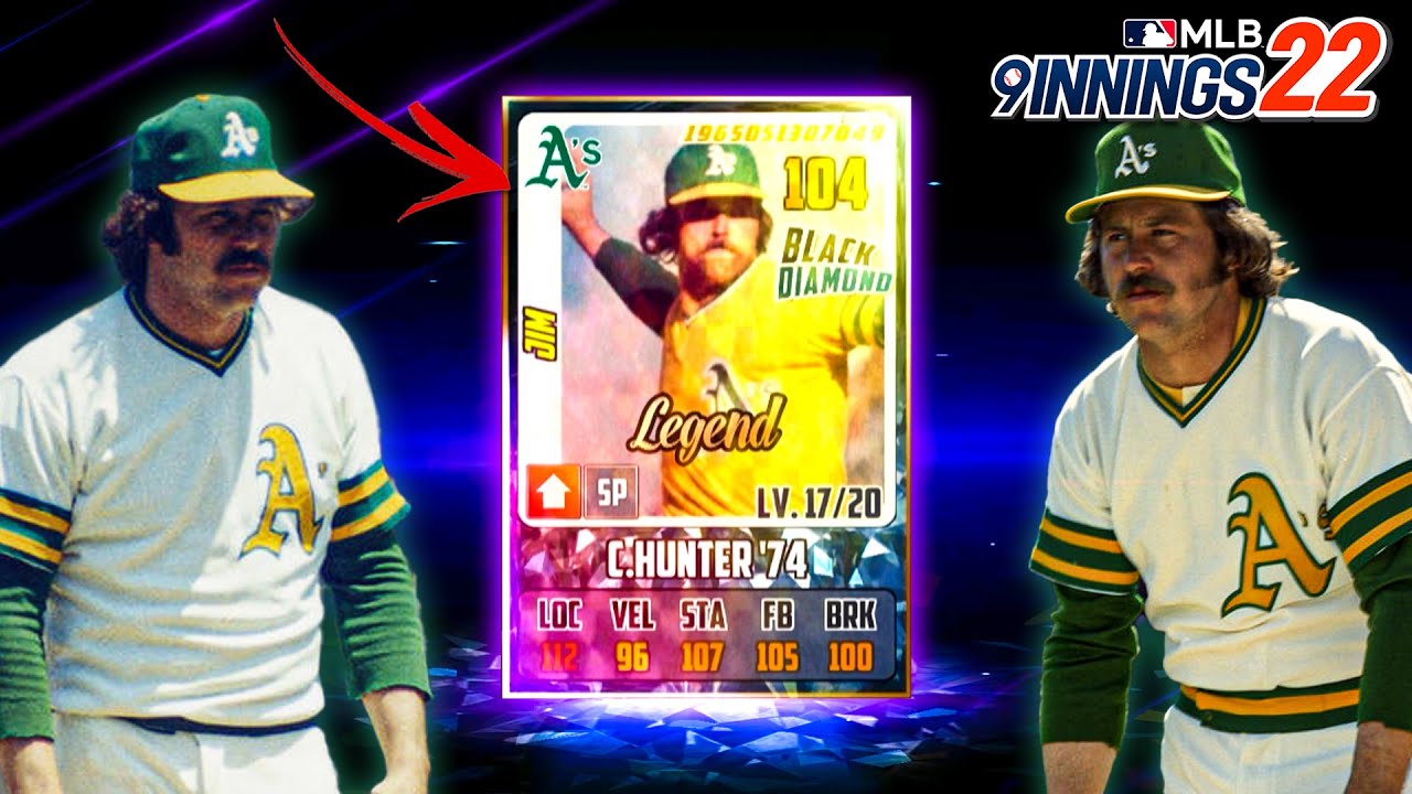 NEW BLACK DIAMOND LEGEND CATFISH HUNTER! MLB 9 Innings 22 YouTube