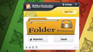 Contraseñas a tus carpetas con Folder Protect
