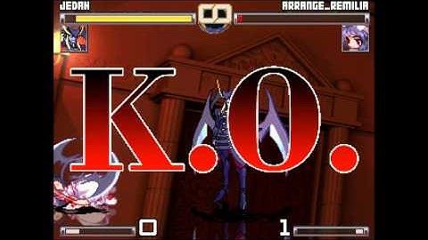 Mugen Tournament AI 5 Jedah vs Remilia Scarlet Match 14