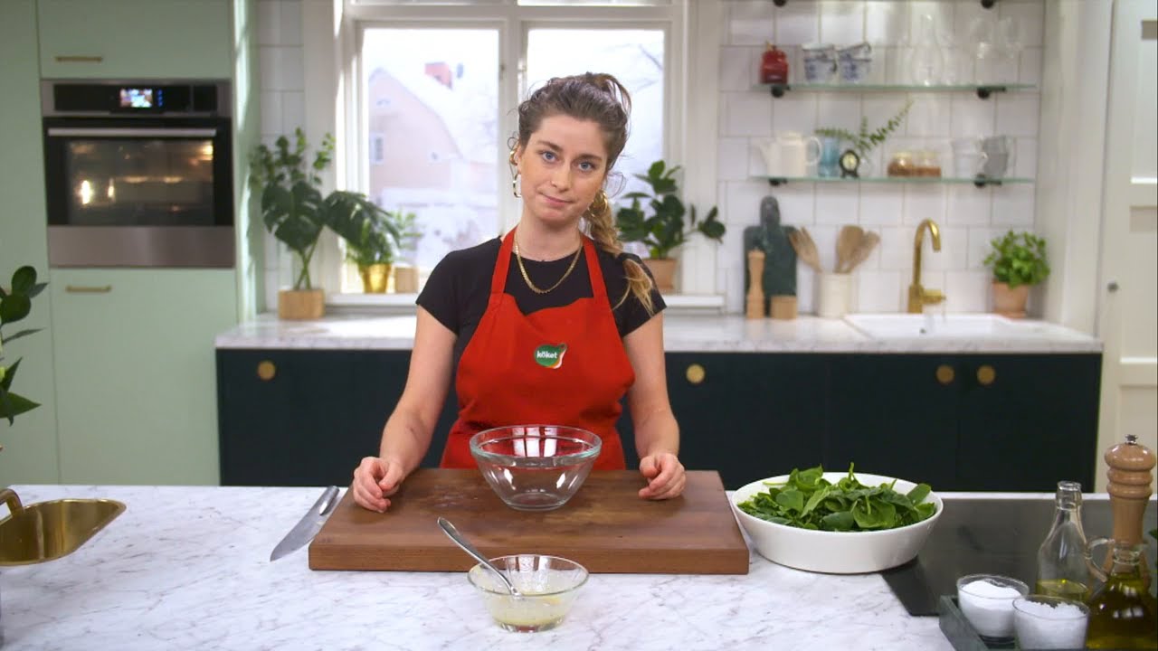 Kökets middag: Ugnspannkaka med svamp och purjo - Köket