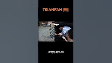 Let”s take a look at our tile display stand,can support customization. #stone #showroom #tile