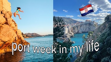 PORT WEEK IN MY LIFE | Semester at Sea Spring 2022 (Croatia Vlog)