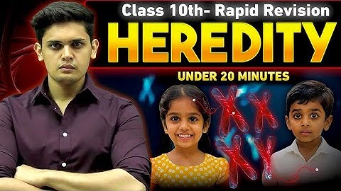 Heredity and Evolution in 20 Minutes🔥| Class 10th | Rapid Revision | Prashant Kirad
