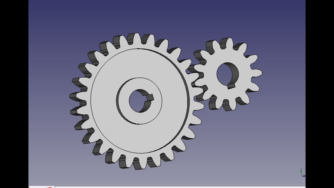 Шестерни в freecad