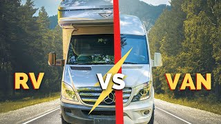 Which is Better? Van Life vs RV Life | Ultimate Off Grid Sprinter Van Tour