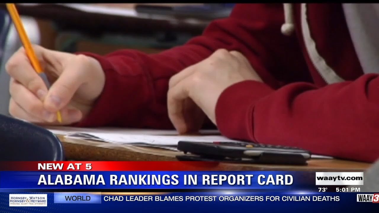 Alabama earns highest ranking yet on national education report card