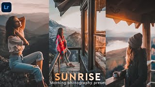 How to edit professional sunrise photography in lightroom mobile | sunrise lightroom preset | sunset screenshot 5
