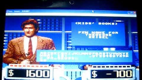 Jeopardy! SEGA Genesis Gameplay 2 (Second Run) Part 1