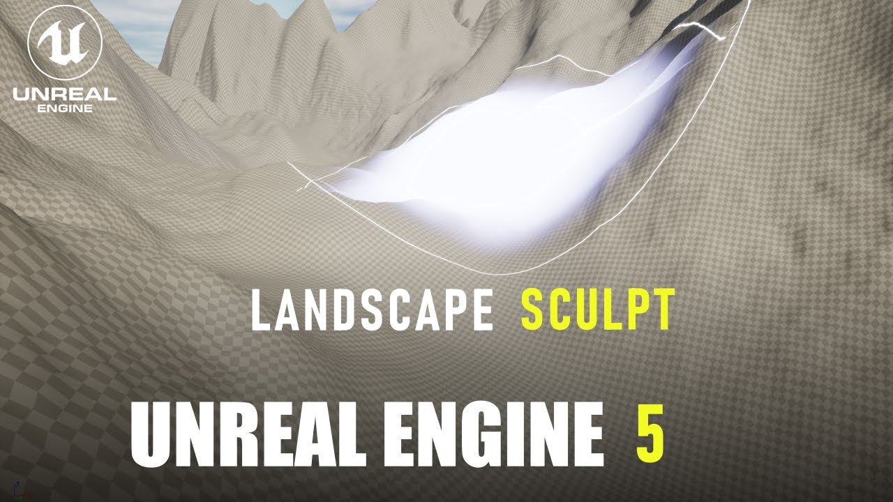UNREAL ENIGINE 5 Como Esculpir El Terreno (LANDSCAPE II) Tutorial ...