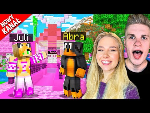 ZAMIESZKAŁAM z MOIM CHŁOPAKIEM ABRA i ZROBILIŚMY TO… w Minecraft! ❤️ / Juli Minecraft