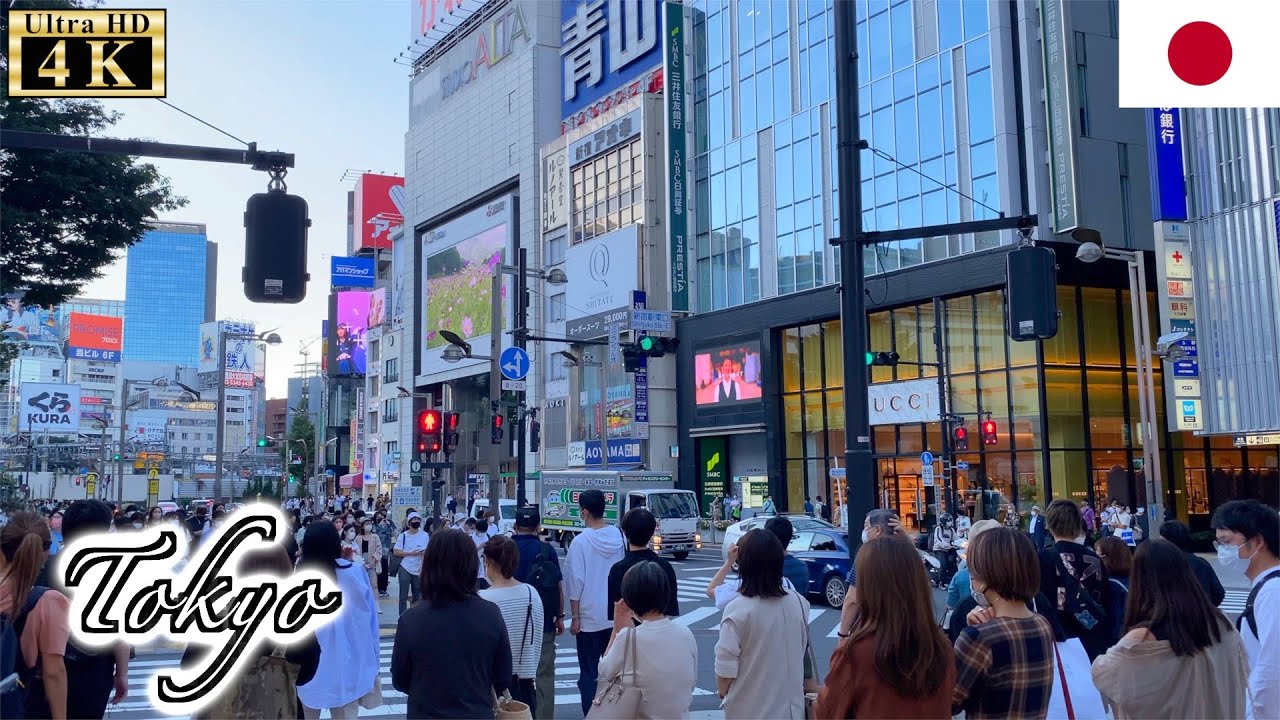 🇯🇵【4K】Tokyo Autumn Walk - Shinjuku (September 2021)
