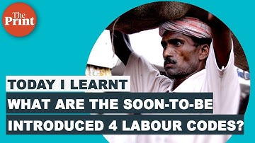 What are the four labour codes that aim to streamline and simplify existing laws?