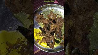 Mutton fry with rice and pappu delicious  || #shorts #youtubeshorts