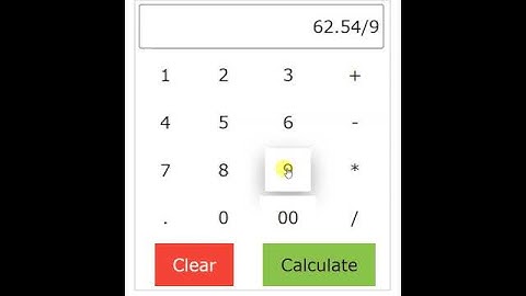 Simple Calculator with HTML + CSS +JS  in easy method