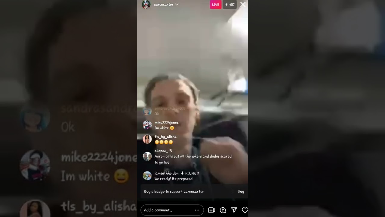 Аарон Картер сработал