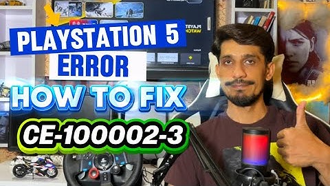 How To Fix PS5 Error Code CE-100002-3 Failed to update the application 