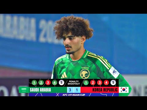 data x DEPOLAH - FULL PENALTY KOREA REPUBLIC VS SAUDI ARABIA 1-3 | ASIAN CUP U-17 2025 | SEMIFINAL HIGHLIGHT