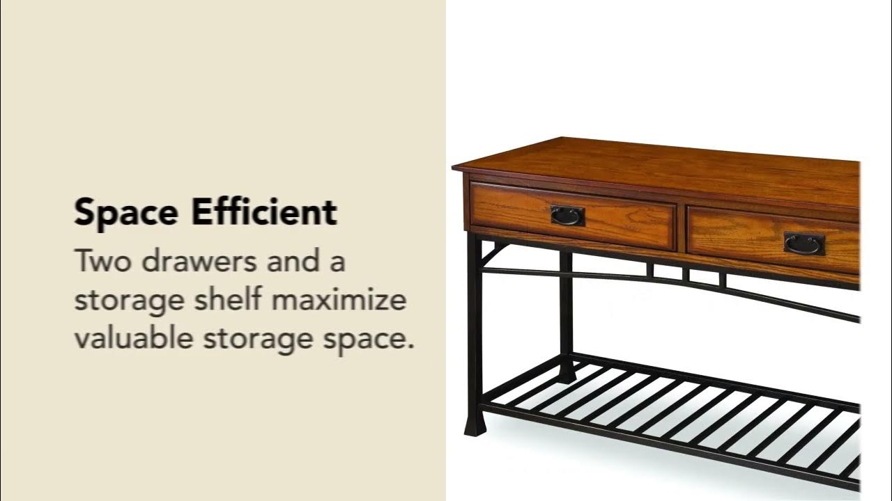 Home Styles 505022 Modern Craftsman Console Sofa Table YouTube