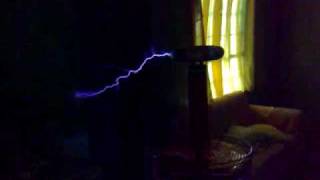 tesla coil first light