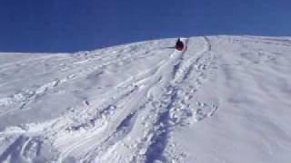 sledding at RustinAVI.AVI