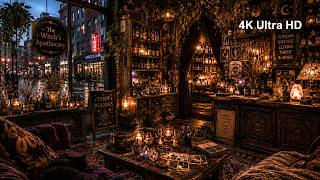 🪄 Witchy Apothecary Cozy Ambiance, Rain, Tinctures & Magic, Tarot Cards & Crystals, ASMR screenshot 5