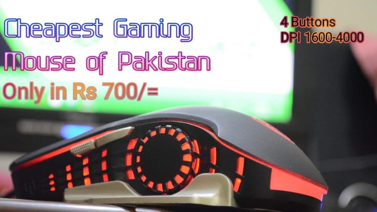 Best gaming mouse 2020 Cheapest gaming mouse in Pakistan 2020 Best