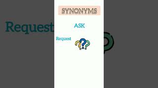 Synonyms for ASK #shorts #english