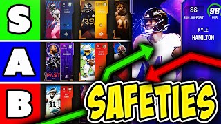 RANKING the BEST Safeties (FS/SS) in Madden 24 Ultimate Team (March)