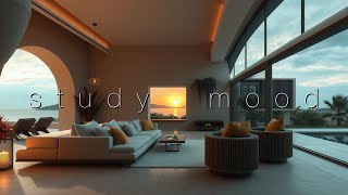 3 Hours High Focus Music Sunset Villa Coding, Studying Deep Work