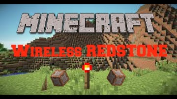 Minecraft- Wireless Redstone Tutorial 1.7.10