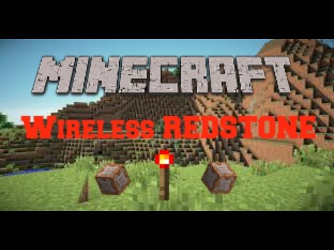 Minecraft- Wireless Redstone Tutorial 1.7.10
