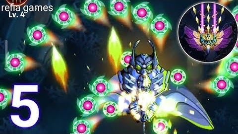 Atlantis : Alien Space Shooter - Gameplay Walktrhough Part 5 Defeat Manta Lord iOS/Android