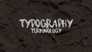 Typographic Terminology