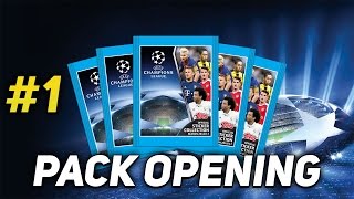 PACK OPENING #1 ⚽️ TOPPS Champions League 2016-17