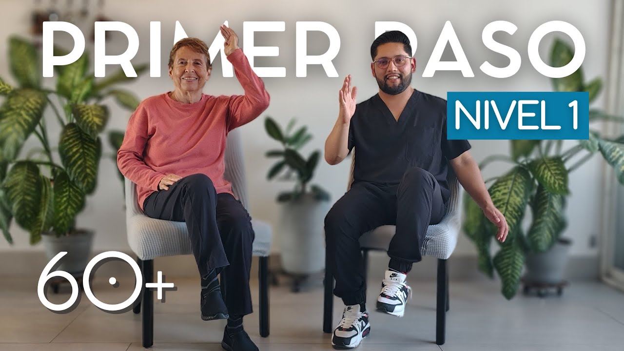 ¿Te sientes INSEGURO al caminar? Empieza desde la SILLA🪑| Nivel 1 - Ejercicios básicos