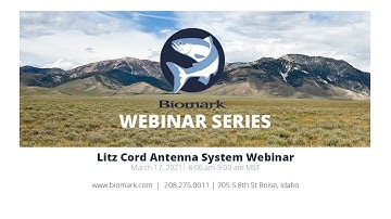 Biomark Litz Cord Antenna Webinar