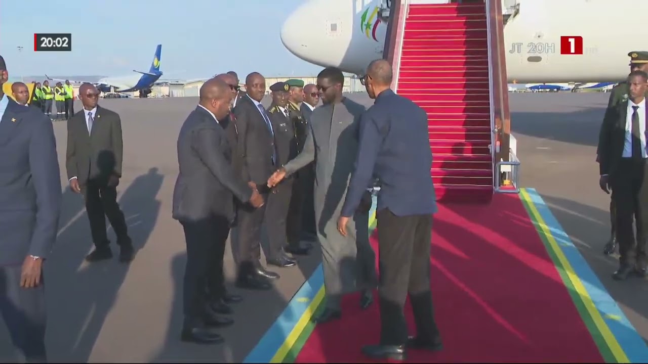 Le Président Diomaye Faye en visite officielle à Kigali