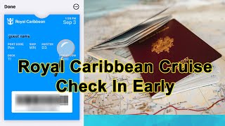 How to Check In for Royal Caribbean Cruise Vacation Early  Through Mobil App screenshot 2