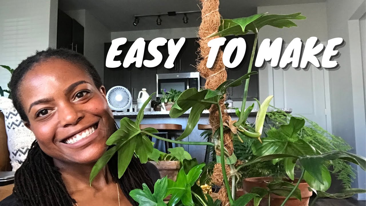 How to Make DIY Coir/ Moss Poles YouTube