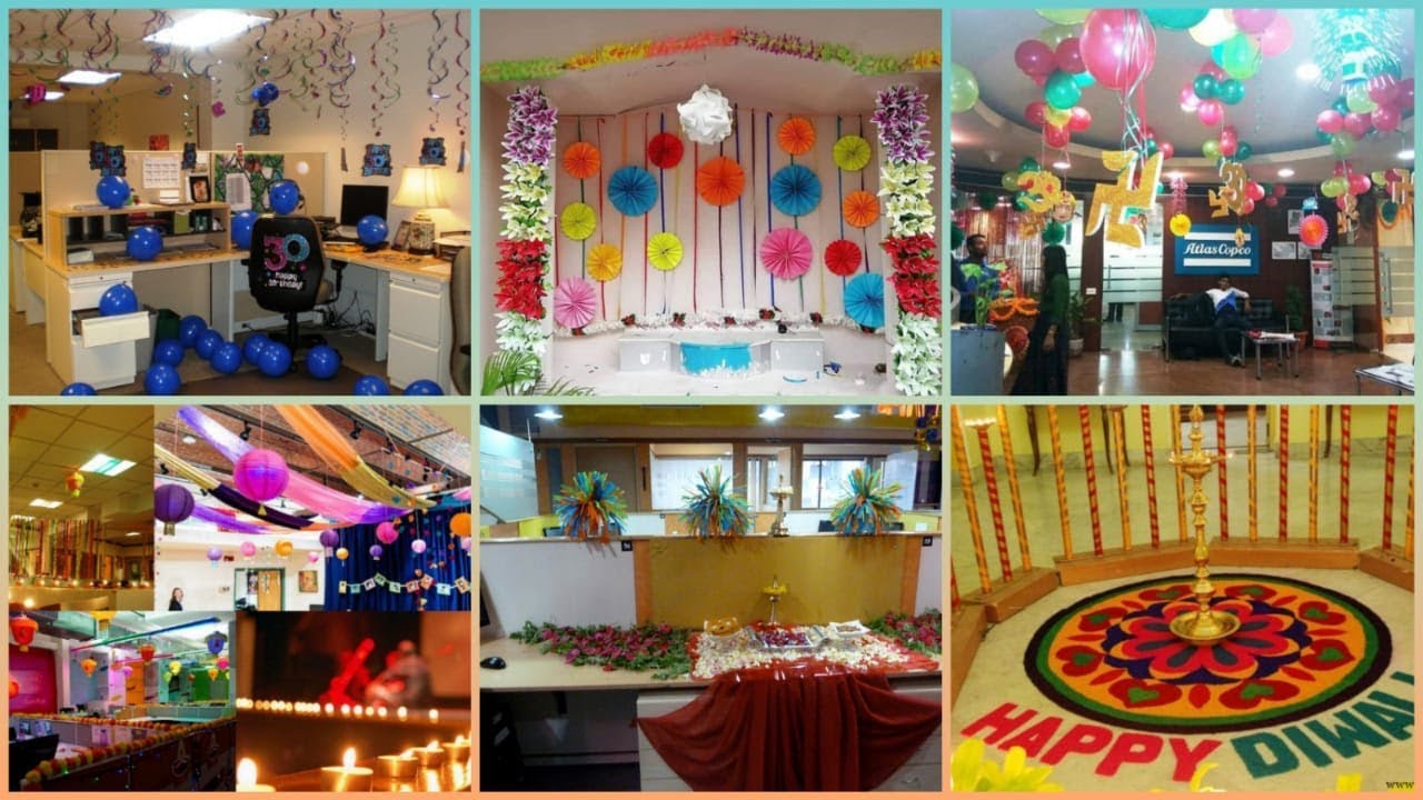 Office Decoration Ideas On Diwali